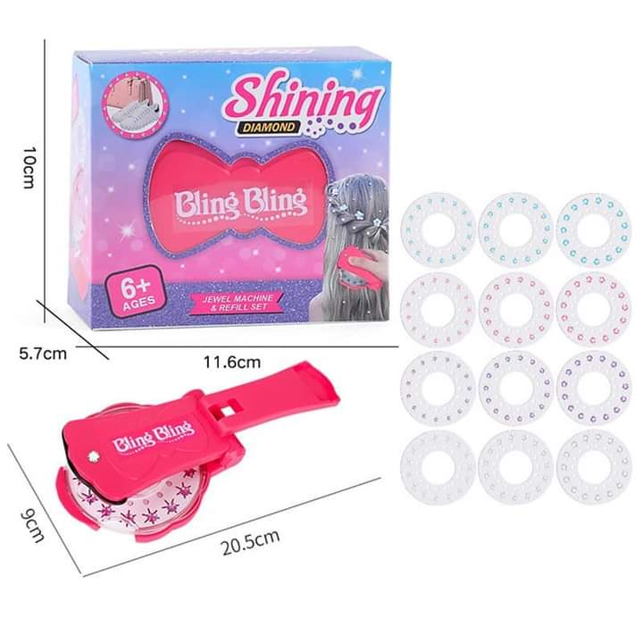 🎀💎Maquina De Gema Bling Bling🎀💜 + Tu regalo sorpresa🎁🔴